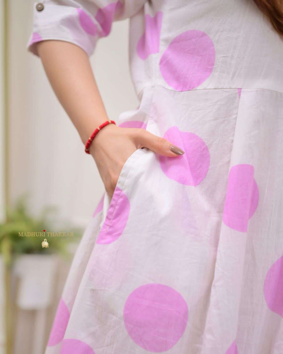 Flaunt the Florals ? Embroidered Cotton Dress with Printex Highlights (XXL) - Image 3