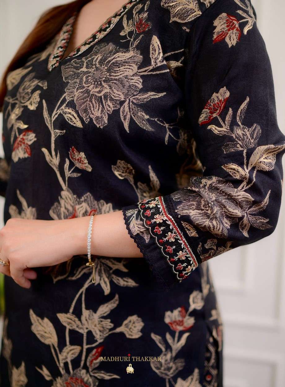 Flawless Florals ? Printex Embroidered Cotton Dress for Daily Style (XL) - Image 4